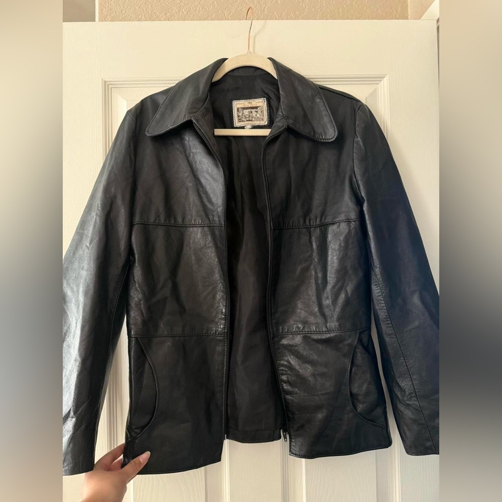 Vintage Vera Pelle Italian Made Genuine Leather Jacket